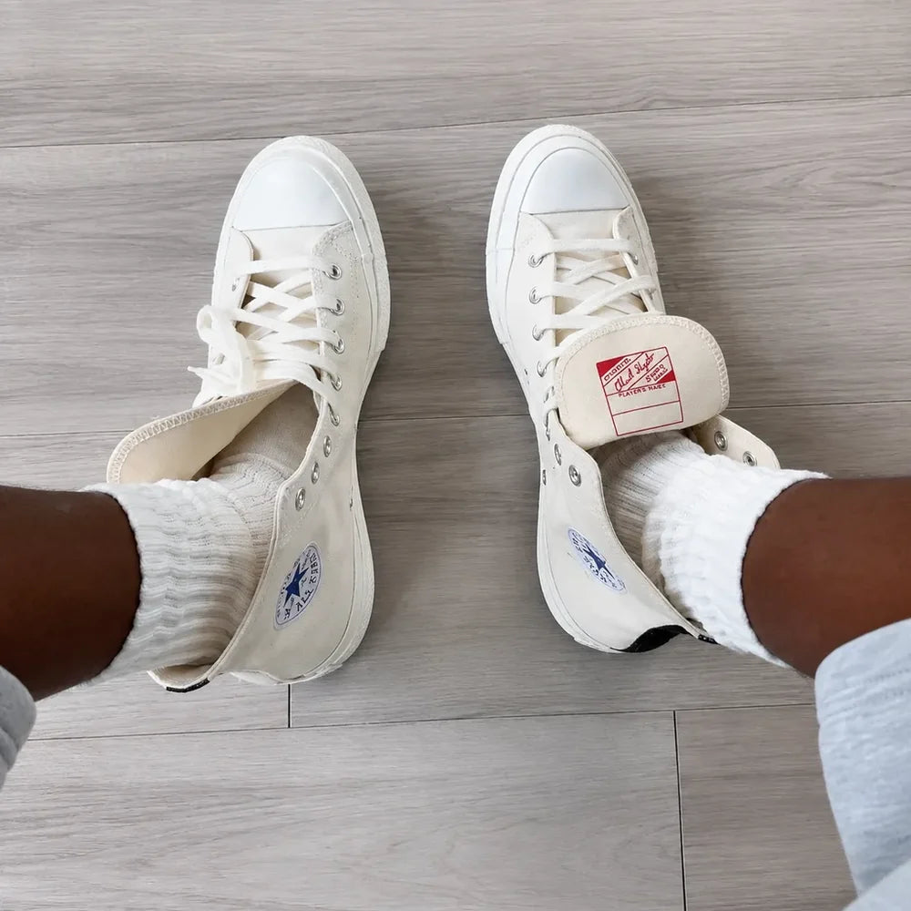 Signature Vintage Scrunch Cotton Crew Socks