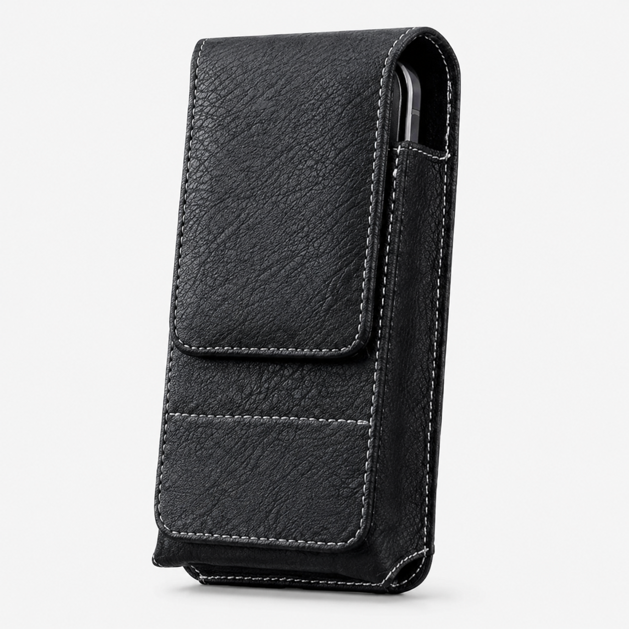 ⚡ Big Discount | Waist Belt Cell Phone Pouch 📱 Multi-Pocket Leather Holster with Card Holder