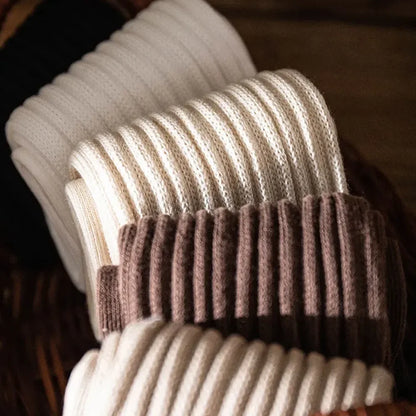 Signature Vintage Scrunch Cotton Crew Socks