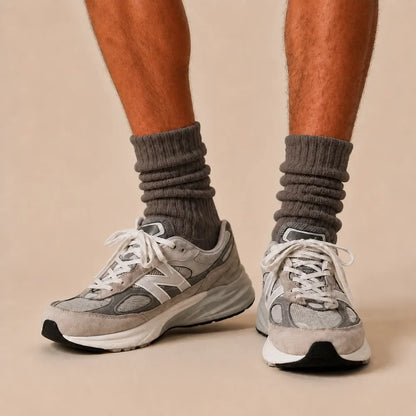 Signature Vintage Scrunch Cotton Crew Socks