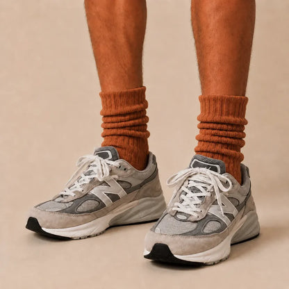 Signature Vintage Scrunch Cotton Crew Socks